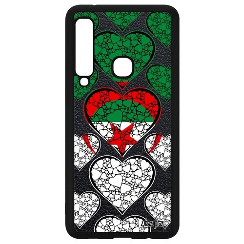 фото Чехол на смартфон galaxy a9 2018, "флаг алжира с сердцем" любовь государственный utaupia
