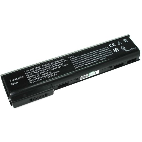 аккумуляторная батарея для ноутбука hp probook 4310s hstnn ob91 5200mah oem черная Аккумуляторная батарея для ноутбука HP ProBook 640 G1 (CA06) 10.8V 5200mAh OEM черная