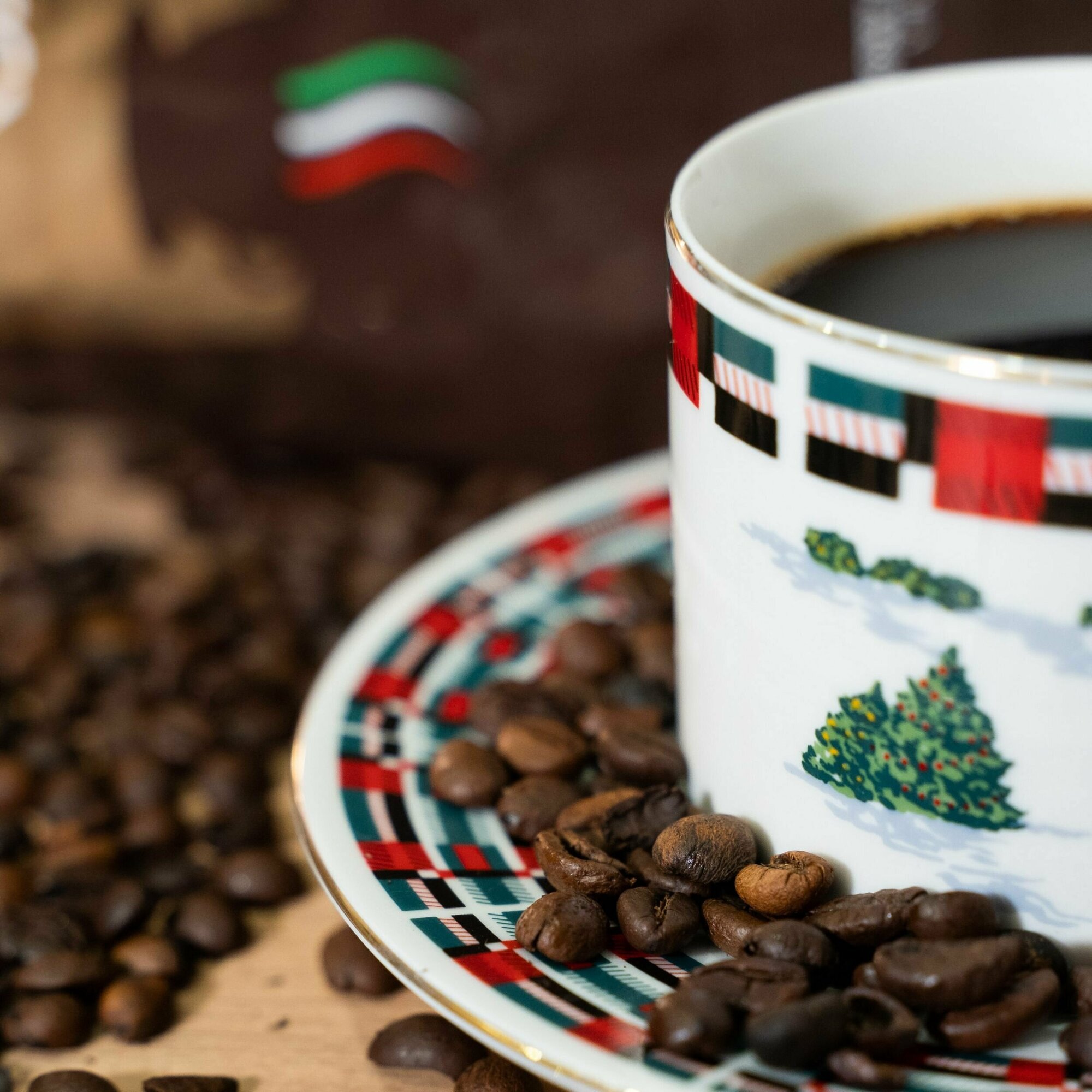 Кофе в зернах Tris 1 кг арабика / робуста, кофейные зерна для кофемашины зерновой кофе - фотография № 10