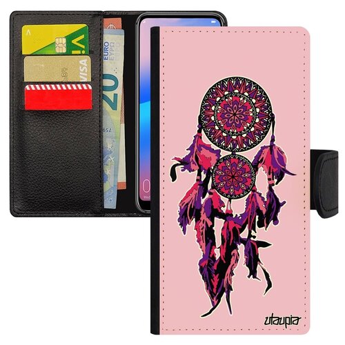 фото Чехол книжка на телефон xiaomi redmi 6a, "ловец снов" оберег индейский utaupia