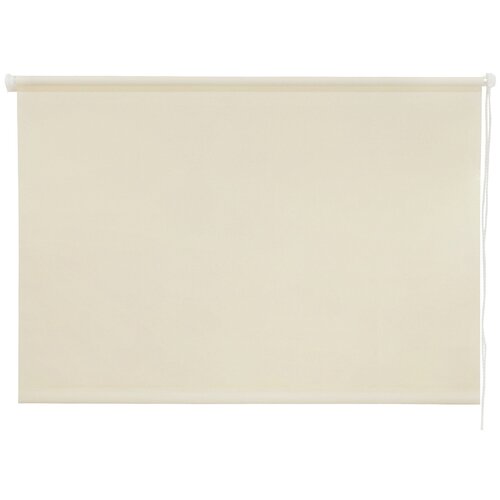 Рулонная штора ECODECOR 120х160 Крем (возможен монтаж без сверления)