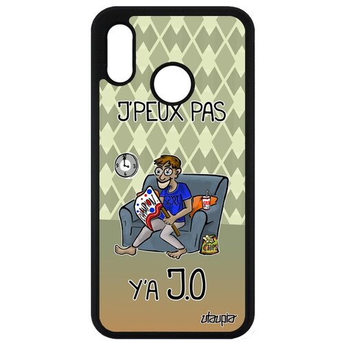 фото Чехол для телефона p20 lite, "не могу - олимпийские игры!" карикатура игра utaupia