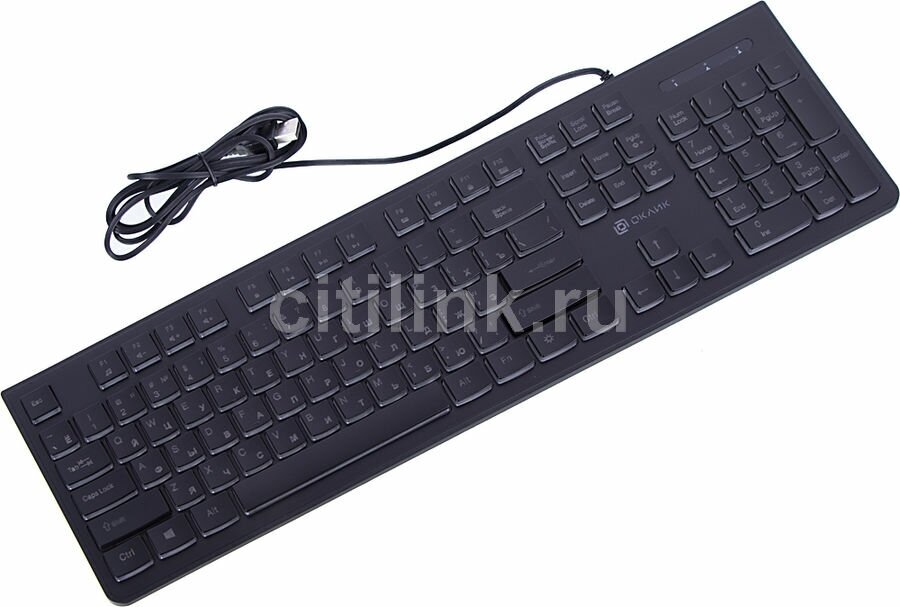 Клавиатура Oklick 440ML, USB, черный [1196537]