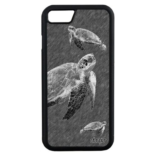 фото Чехол на телефон iphone 8, "черепаха" наземная морская utaupia