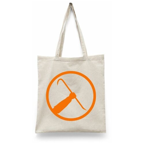 фото Сумка-шоппер унисекс каждому своё "half-life/гордон фримен" черная