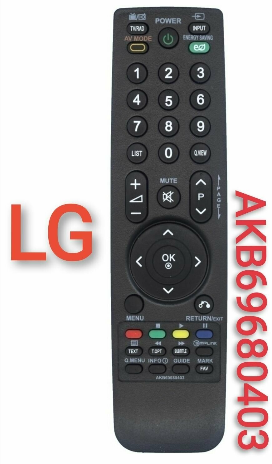 Пульт для LG/Эл-джи телевизора akb69680403/akb69680423