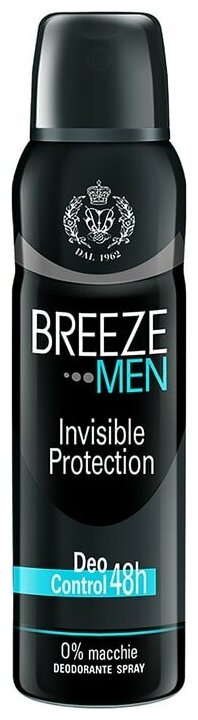 Дезодорант Breeze Invisible protection 150мл