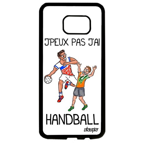 фото Чехол на мобильный galaxy s7 edge, "не могу - у меня гандбол!" игра спорт utaupia