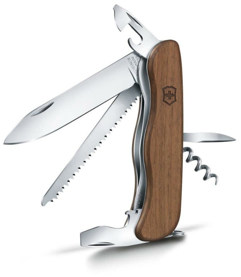 Нож перочинный Victorinox FORESTER WOOD (0.8361.63) 111мм 10функций дерево - фото №8