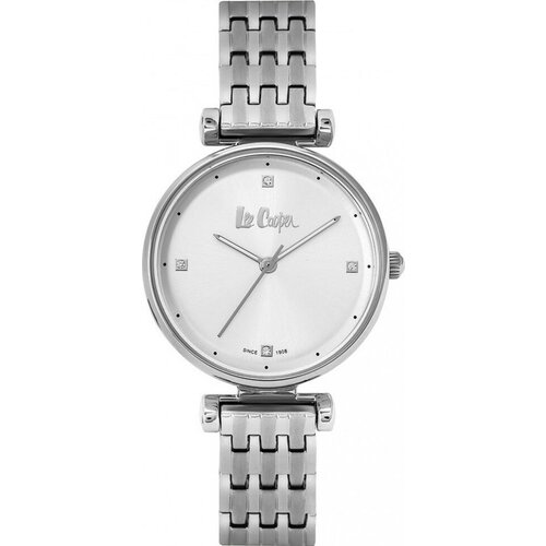 Наручные часы Lee Cooper, серебряный свитшот lee cooper силуэт свободный удлиненный размер s черный