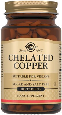 Solgar Chelated Copper таб., 230 г, 100 шт.