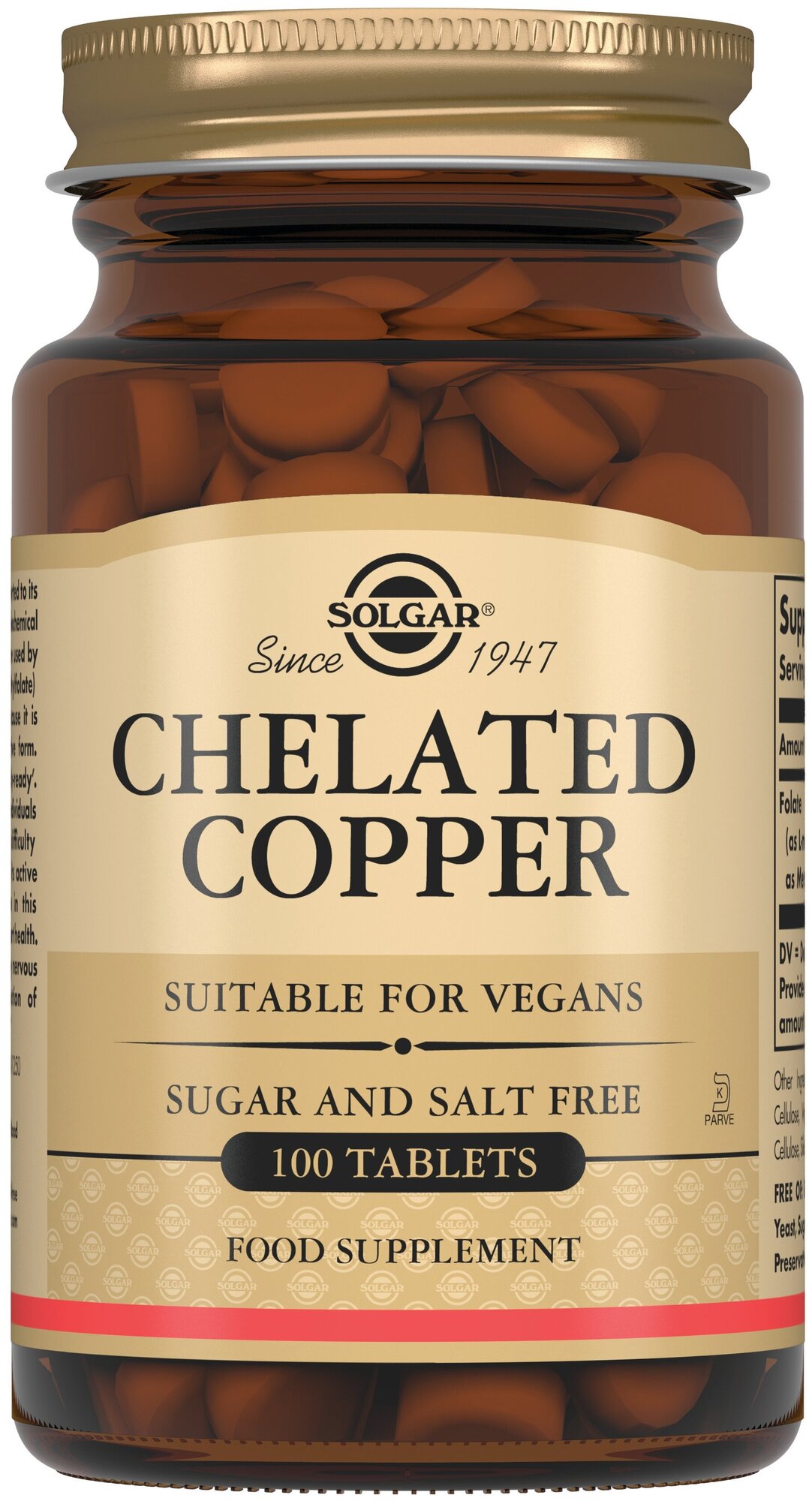 Solgar Chelated Copper таб.