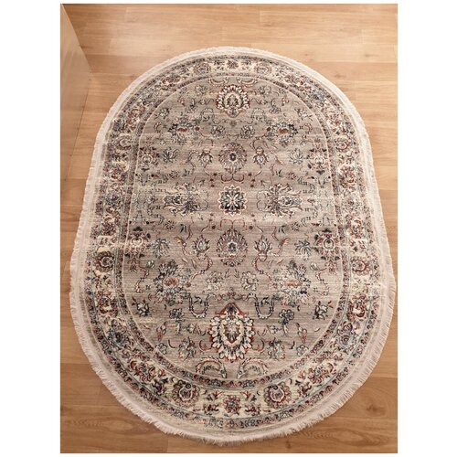 Ковер BROOKLYN - Овал Серый, Классический, Ковер на пол, в гостиную, спальню, в ассортименте, Турция, Бельгия, Турция (80 см. на 150 см.)