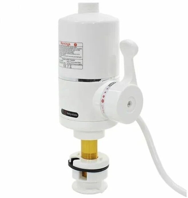 Проточный электрический водонагреватель Instant Electric Heating Water Faucet Supretto/ без дисплея/мощность: 3 кВт - фотография № 3
