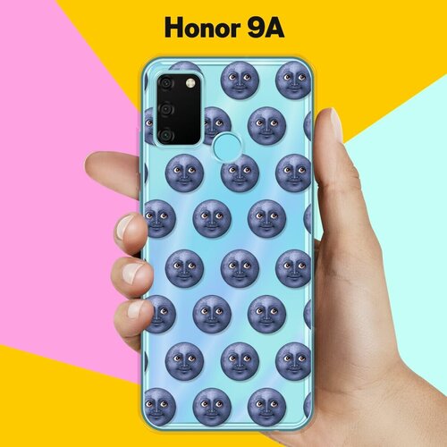 Силиконовый чехол Луна на Honor 9A силиконовый чехол на honor 9a фиолетовые цветы для хонор 9а