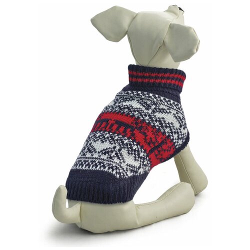 TRIOL свитер для собак Орнамент черно-белый (XS)