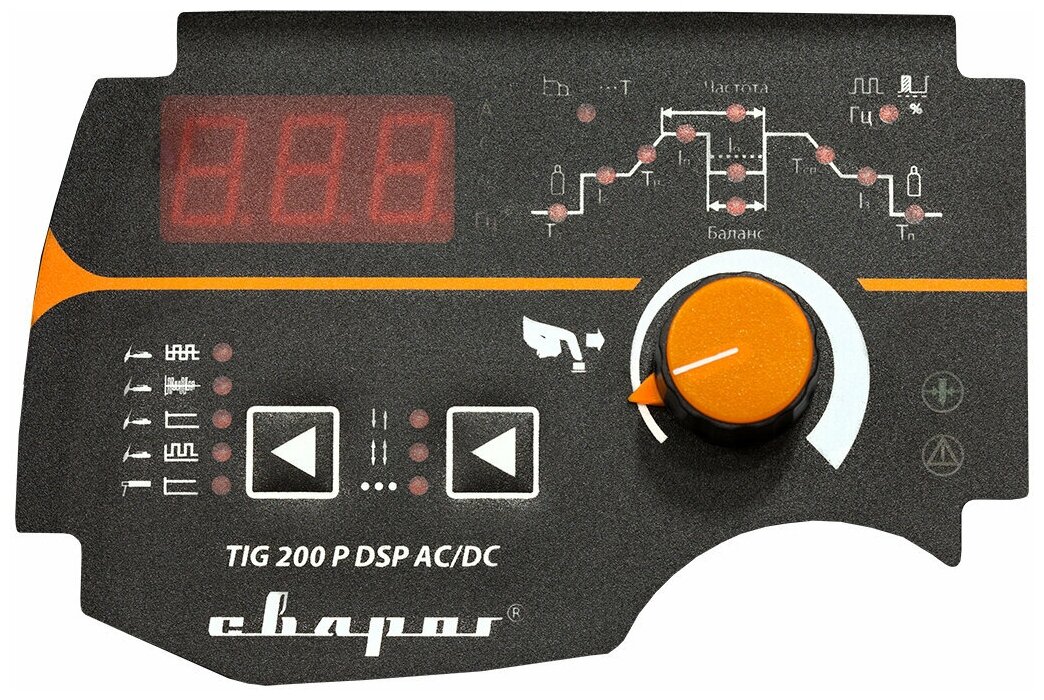 Инверторный сварочный аппарат Сварог PRO TIG 200 P DSP AC/DC (E201)