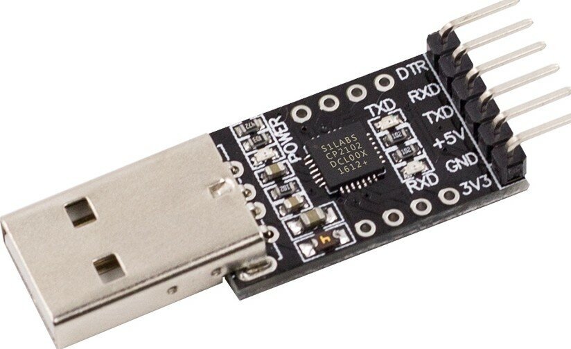 USB-TTL (USB-UART) программатор (CP2102), 6-pin, 1 шт.