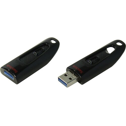 Накопитель USB 3.0 256Гб SanDisk CZ48 Ultra (SDCZ48-256G-U46), черный