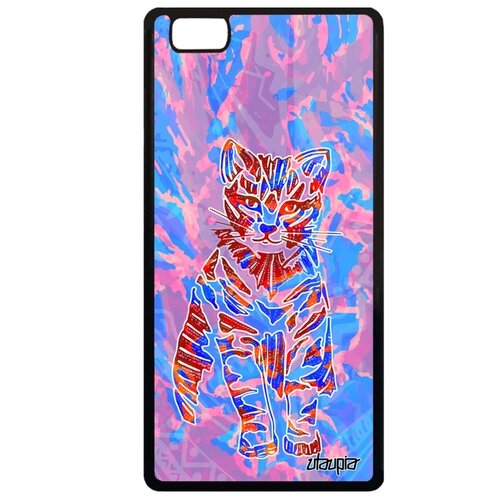 фото Чехол на телефон p8 lite 2015, "кот" бенгальский котенок utaupia