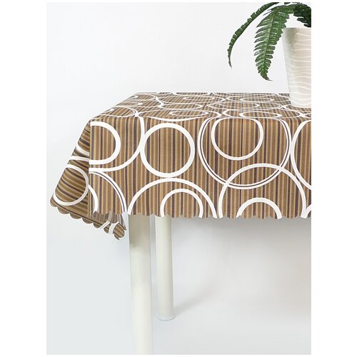 фото Тефлоновая скатерть mori пралини 180x140