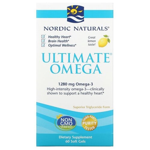 Капсулы Nordic Naturals Ultimate Omega, 120 г, 100 мл, 60 шт.