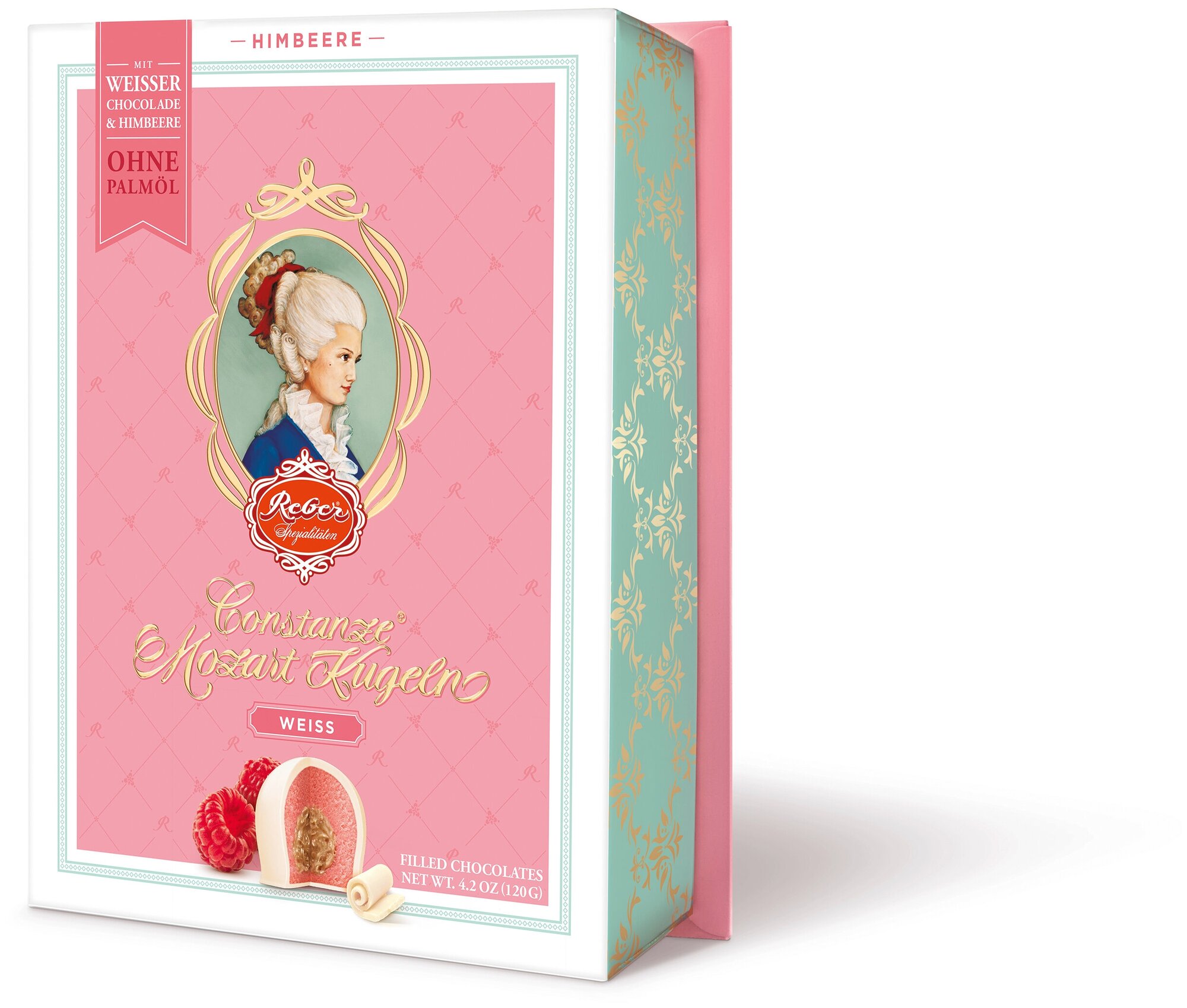 Набор конфет Reber Constanze Mozart Kugeln с ореховым пралине, 120 г - фотография № 19