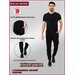  брюки для фитнеса Relax Mode, карманы, размер 46/175-180, черный