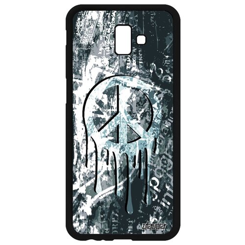 фото Чехол на мобильный galaxy j6 plus 2018, "peace and love" стрит-арт пацифизм utaupia