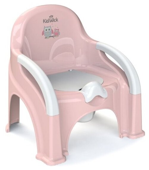 Горшок-стульчик с крышкой Kidwick KW110302 Премьер розовый