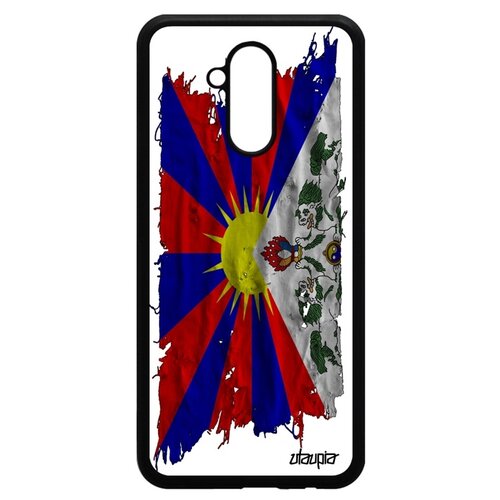 фото Чехол на мобильный huawei mate 20 lite, "флаг тибета на ткани" страна государственный utaupia