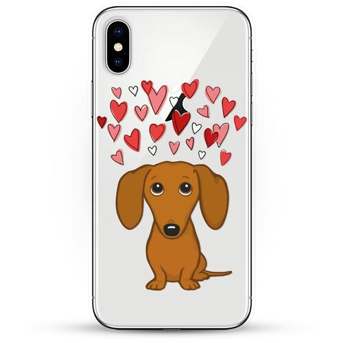 фото Силиконовый чехол любимая такса на apple iphone xs andy & paul