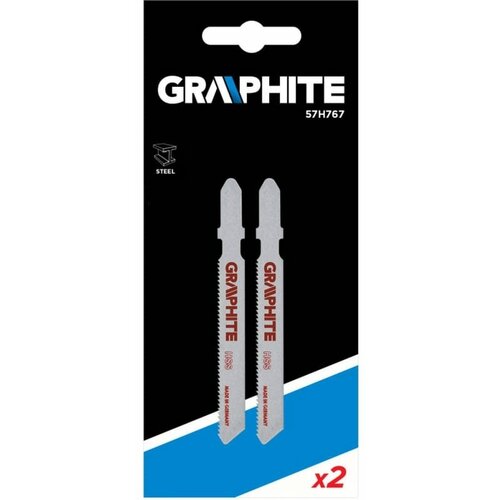 Полотно (2 шт; 21TPI; 50 мм) для электролобзика GRAPHITE 57H767