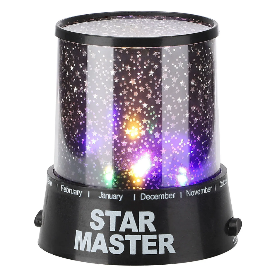 Ночник-проектор SXLT Company Звёздное небо Star Master, 0.5 Вт, 3000 K, черный, 1 шт.