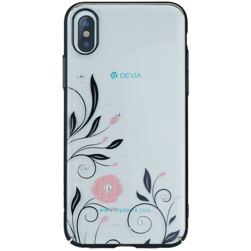 Чехол Devia Crystal Petunia Case для iPhone X/XS черный