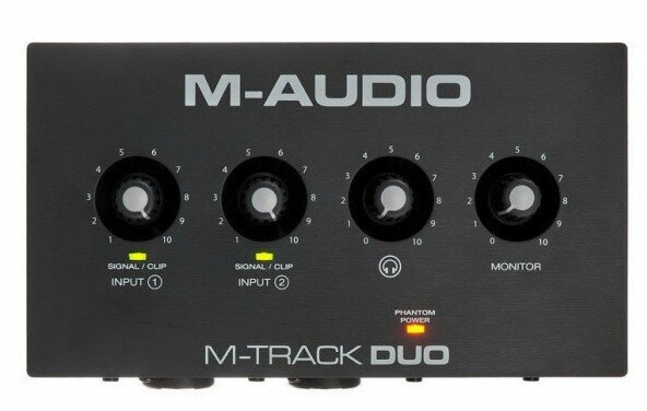 M-Audio M-Track Duo внешний аудиоинтерфейс