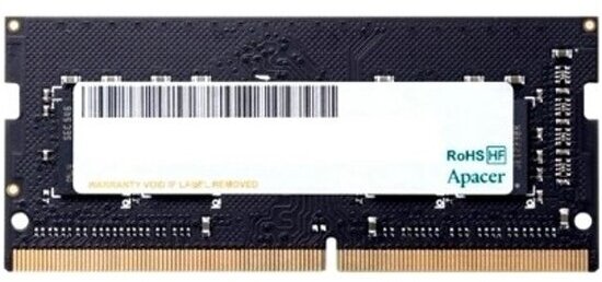 Оперативная память Apacer SO-DIMM 32GB DDR4 3200MHz pc-25600 CL22, 1.2V (ES.32G21. PSI)