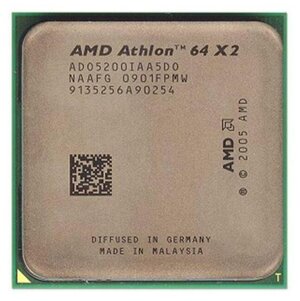 Процессор AMD Athlon 64 X2 5200+ Brisbane AM2,  2 x 2700 МГц, OEM