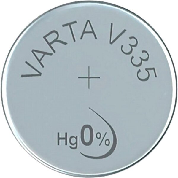 Varta SILVER OXIDE SR512SW (00335101111) Батарейка Varta 335 (SR512SW) BL1 Silver Oxide 1.55V (1/10/100) (1 шт.) 00335101111