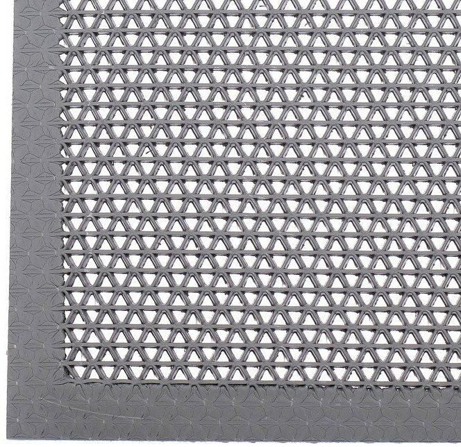 Коврик резиновый «твист», 40×60 см, h=4,5 мм, цвет серый - фотография № 2