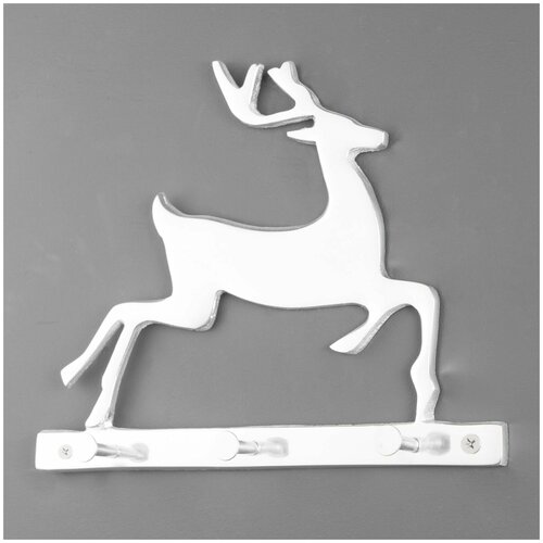 Настенная вешалка Coat Rack 3 Hooks Leaping Deer