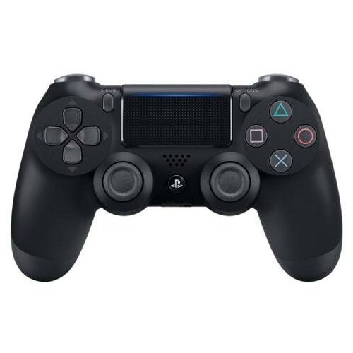 Беспроводной геймпад для PlayStation 4 (Оригинал), модель Черный (Black) V2. Джойстик совместимый с PS4, PC и Mac, Apple, Android.