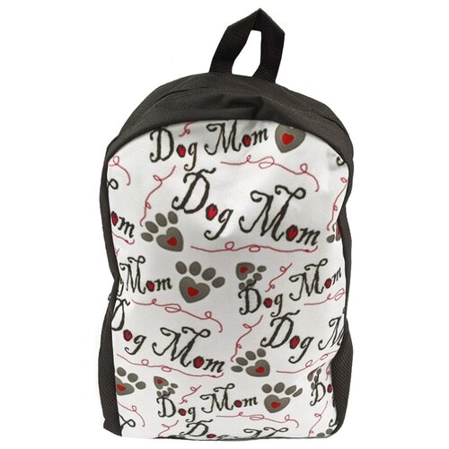 фото Рюкзак туристический/городской "лапки собаки", белый urm