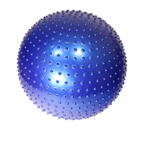 фото Мяч для фитнеса массажный silapro, пвх, d75см, 1000гр, синий