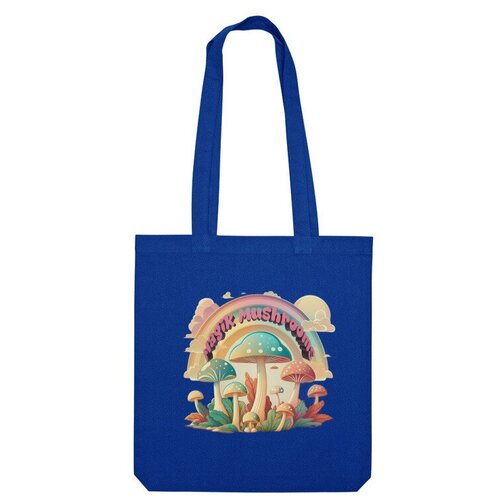 фото Сумка «магические грибы» (фиолетовый) us basic