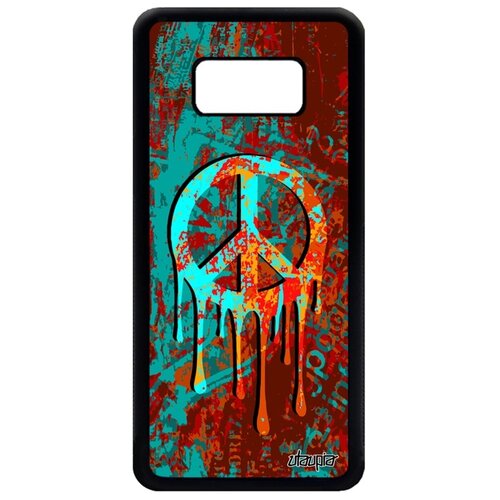 фото Чехол для samsung galaxy s8, "peace and love" символ пацифизм utaupia