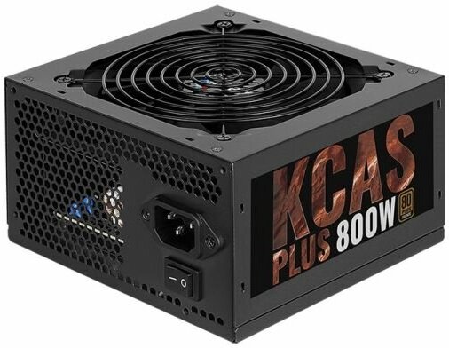 Блок питания Aerocool ATX 800W KCAS PLUS 800 80 bronze 2444pin APFC 120mm fan 7xSATA RTL