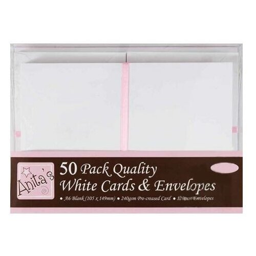 Набор заготовок для открыток с конвертами формат А6, 1 шт