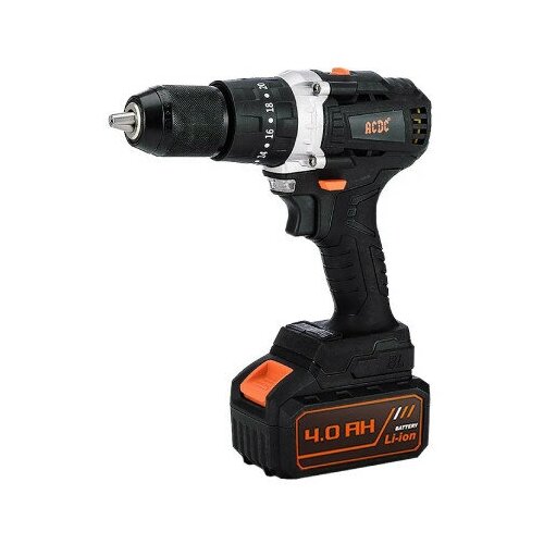 Аккумуляторная дрель ударная бесщеточная ACDC BLLIDCD-21B ONE PLUS Li-ion-2шт 40Ач 90Нм ЗУ магнитная бита в кейсе 14862₽