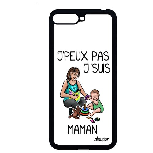 фото Чехол на мобильный huawei y6 2018, "не могу - стала мамой!" мамуля юмор utaupia